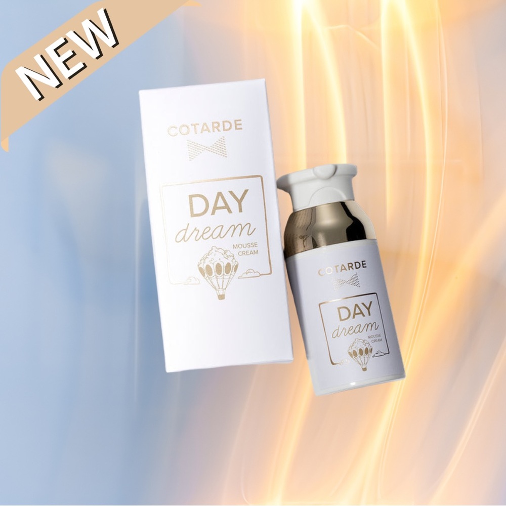 2 Cotarde DayDream Mousse Cream Smooth Primer Anti-wrinkle Day Cream 40 mL NWOB